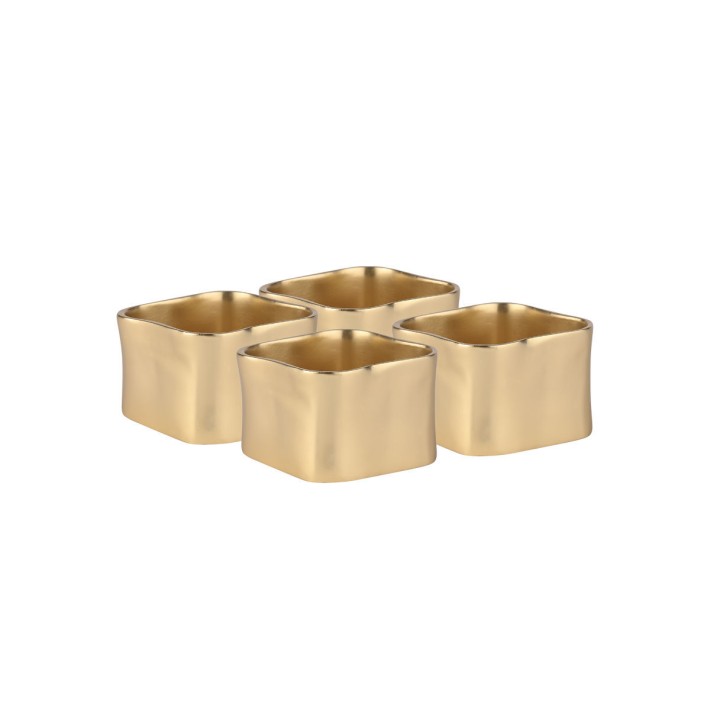 ΚΡΙΚΟΙ ΠΕΤΣΕΤΑΣ ΜΕΤΑΛΛΙΚΟΙ ΧΡΥΣΟΙ 4,5x3cm ΣΕΤ 4ΤΕΜ.