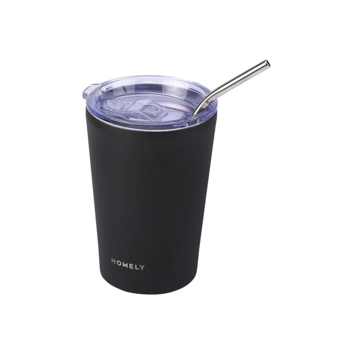 HOMELY ΘΕΡΜΟΣ MUG 400ml MIDNIGHT BLACK