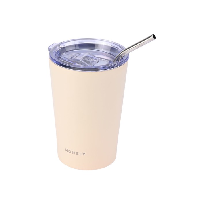 HOMELY ΘΕΡΜΟΣ MUG 400ml SANDSTONE