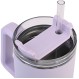 HOMELY ΘΕΡΜΟΣ STRAW TUMBLER 900ml LAVENDER FOG