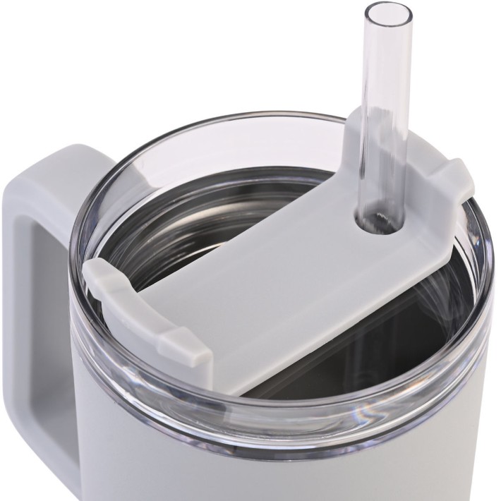 HOMELY ΘΕΡΜΟΣ STRAW TUMBLER 900ml PEBBLE GRAY
