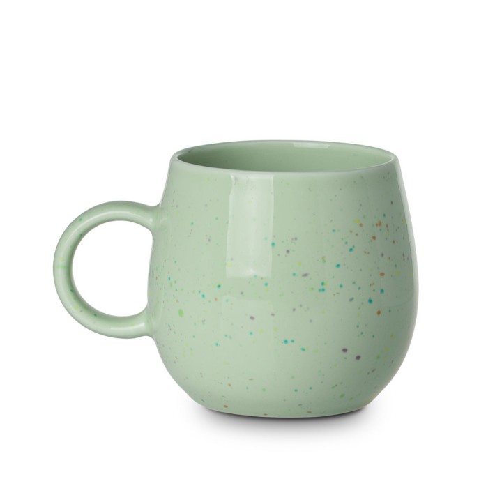ESTIA ΚΟΥΠΑ SPECKLE POP NEW BONE 480ml ΠΡΑΣΙΝΗ