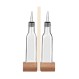 ESTIA ΜΠΟΥΚΑΛΙΑ ΓΙΑ ΛΑΔΙ /ΞΥΔΙ ALLURE 2x280ml ΜΕ ΞΥΛΙΝΗ ΒΑΣΗ