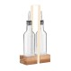 ESTIA ΜΠΟΥΚΑΛΙΑ ΓΙΑ ΛΑΔΙ /ΞΥΔΙ ALLURE 2x280ml ΜΕ ΞΥΛΙΝΗ ΒΑΣΗ