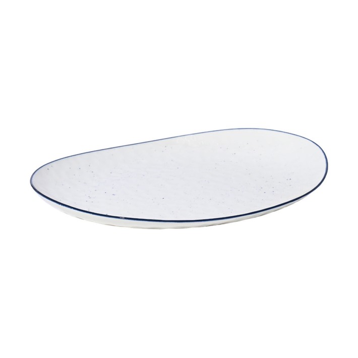 ESTIA ΠΙΑΤΟ ΡΗΧΟ PEBBLES ΠΟΡΣΕΛΑΝΙΝΟ 28cm