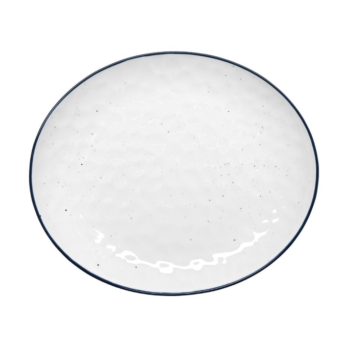 ESTIA ΠΙΑΤΟ ΡΗΧΟ PEBBLES ΠΟΡΣΕΛΑΝΙΝΟ 28cm