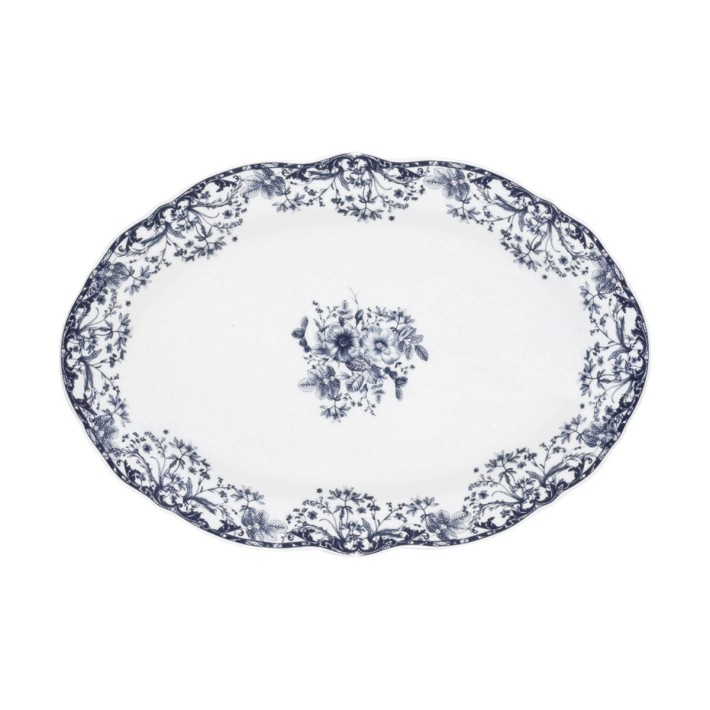 ESTIA ΠΙΑΤΕΛΑ ΟΒΑΛ REVERIE 30cm BLUE