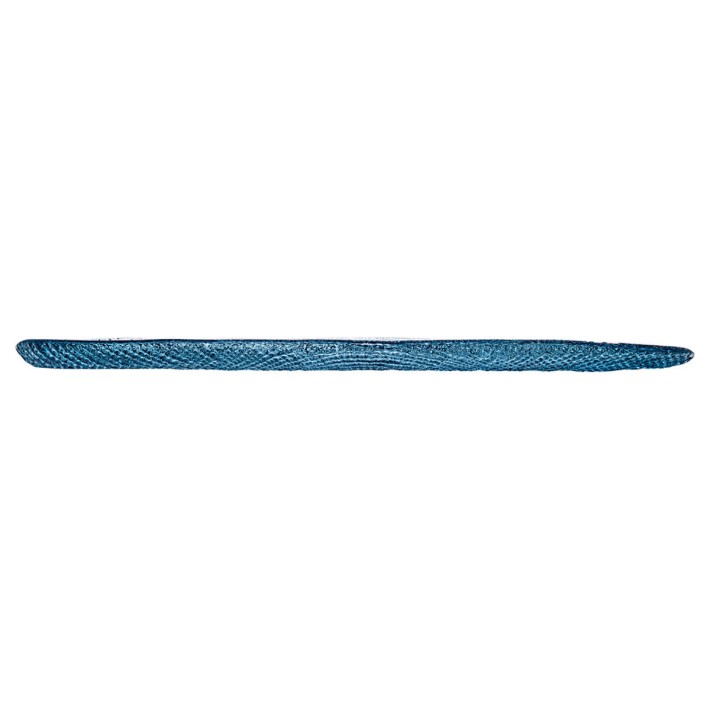 ESTIA ΔΙΣΚΟΣ ΣΕΡΒΙΡΙΣΜΑΤΟΣ  ROCHE ΓΥΑΛΙΝΟΣ 42x17x2cm ΜΠΛΕ