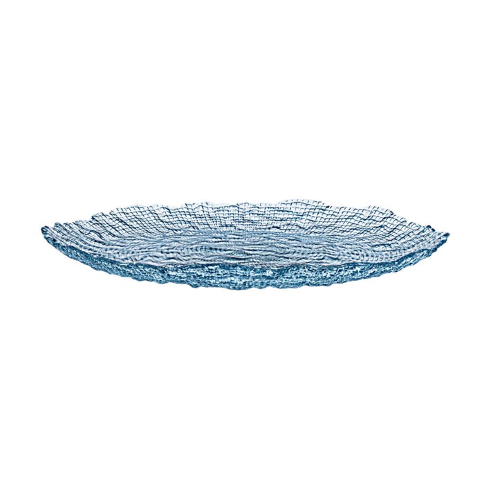 ESTIA ΔΙΣΚΟΣ ΣΕΡΒΙΡΙΣΜΑΤΟΣ ROCHE ΓΥΑΛΙΝΟΣ 32x2.9cm ΜΠΛΕ
