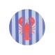 ESTIA ΣΟΥΒΕΡ NAUTICAL LOBSTER ΚΕΡΑΜΙΚΟ Φ10.3cm ΣΕΤ 4 ΤΕΜ