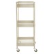 ESTIA ORGANIZATION TROLLEY ALLURE 4-TIER IVORY