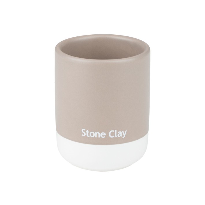 ESTIA ΠΟΤΗΡΑΚΙ ΜΠΑΝΙΟΥ TONE LAB ΚΕΡΑΜΙΚΟ STONECLAY