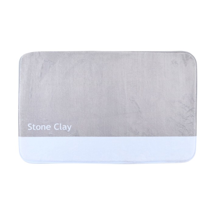 ESTIA ΤΑΠΕΤΟ ΜΠΑΝΙΟΥ TONE LAB 50x80cm STONE CLAY