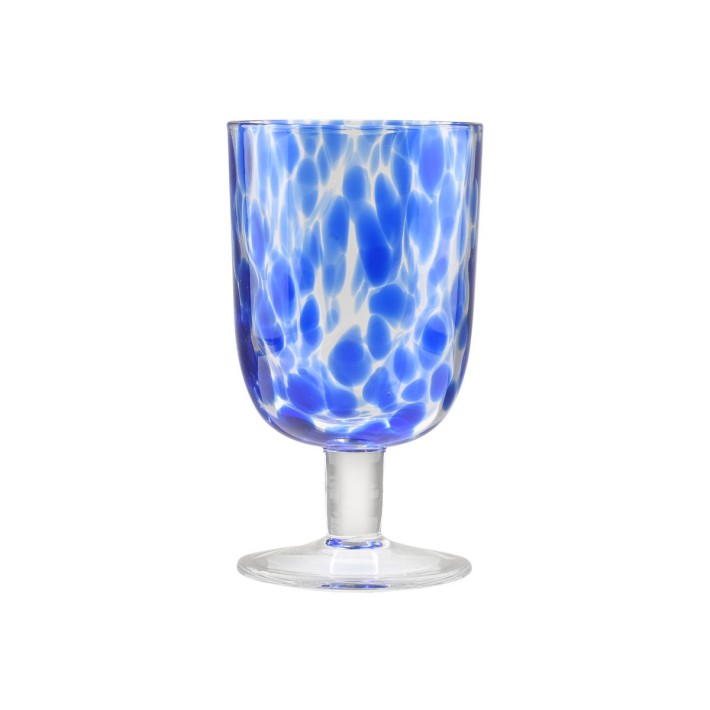 ESTIA ΠΟΤΗΡΙ ΚΡΑΣΙΟΥ COLORBURST ΓΥΑΛΙΝΟ 380ml ΜΠΛΕ