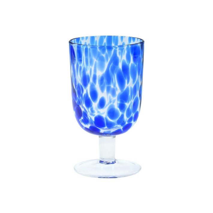 ESTIA ΠΟΤΗΡΙ ΚΡΑΣΙΟΥ COLORBURST ΓΥΑΛΙΝΟ 380ml ΜΠΛΕ