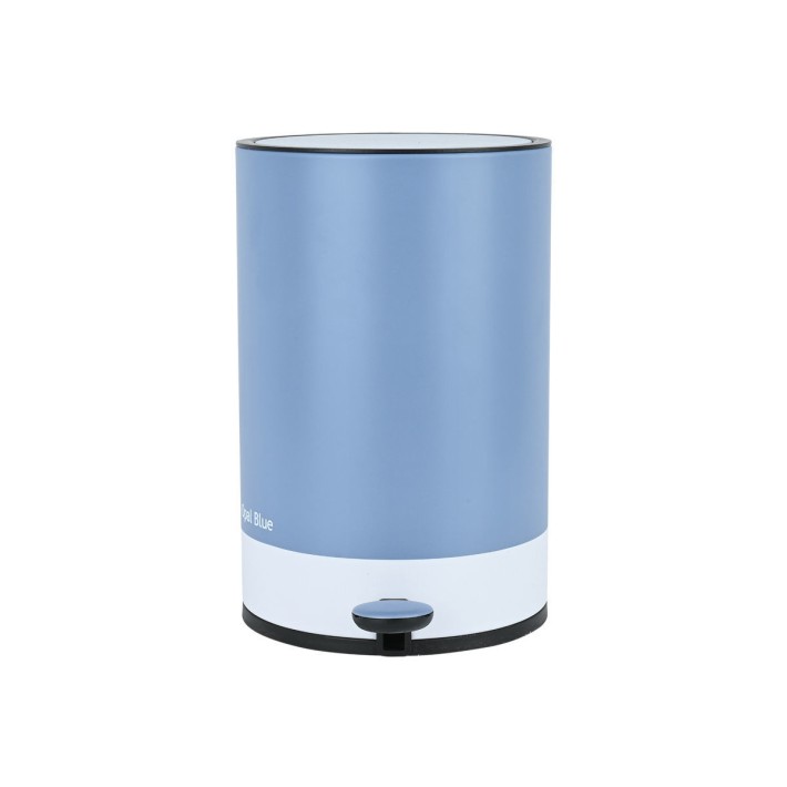 ESTIA ΧΑΡΤΟΔΟΧΕΙΟ ΜΠΑΝΙΟΥ TONE LAB SOFT CLOSE 6lt OPAL BLUE