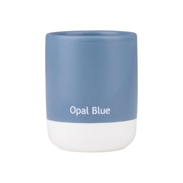 ESTIA ΠΟΤΗΡΑΚΙ ΜΠΑΝΙΟΥ TONE LAB ΚΕΡΑΜΙΚΟ OPAL BLUE