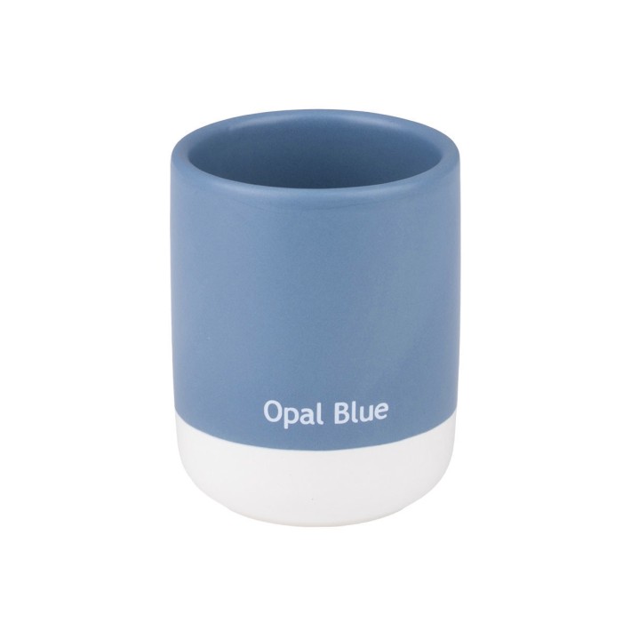 ESTIA ΠΟΤΗΡΑΚΙ ΜΠΑΝΙΟΥ TONE LAB ΚΕΡΑΜΙΚΟ OPAL BLUE