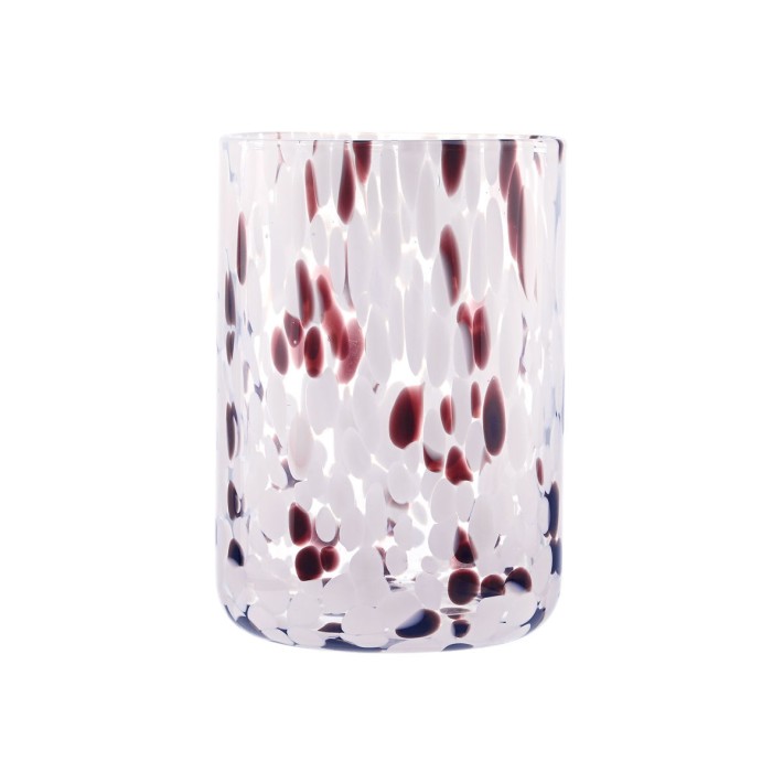 ESTIA ΠΟΤΗΡΙ ΝΕΡΟΥ ΧΑΜΗΛΟ COLORBURST ΓΥΑΛΙΝΟ 360ml ΡΟΖ/ΜΟΒ 