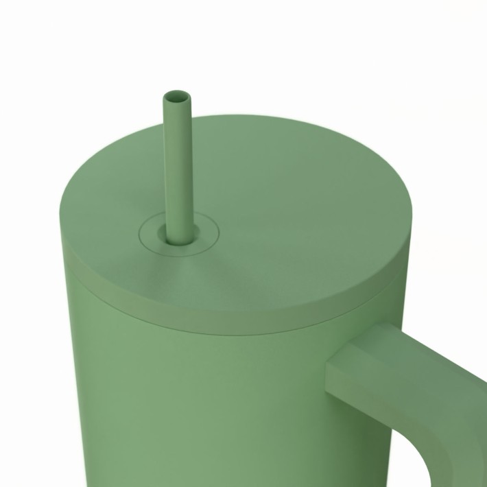ESTIA ΘΕΡΜΟΣ STRAW TUMBLER XL SAVE THE AEGEAN 900ml PINE