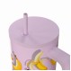 ESTIA ΘΕΡΜΟΣ STRAW TUMBLER XL SAVE THE AEGEAN 900ml BANANA MOOD