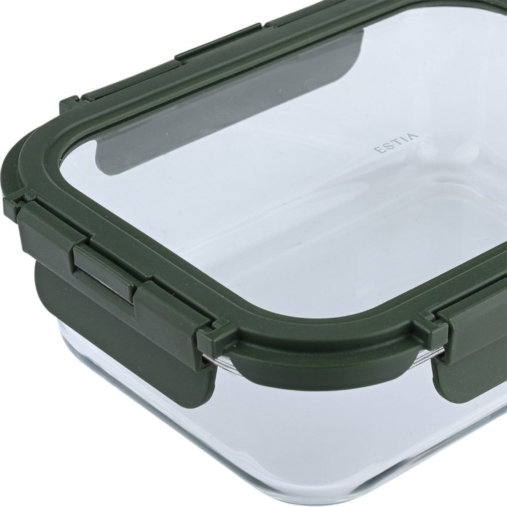 ESTIA ΦΑΓΗΤΟΔΟΧΕΙΟ CLICK&SEAL 1510ml 22.1x16.5x6.6cm OLIVE