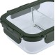 ESTIA ΦΑΓΗΤΟΔΟΧΕΙΟ CLICK&SEAL 2 ΘΕΣΕΩΝ ΜΕ ΑΕΡΑΓΩΓΟ 1030ml OLIVE