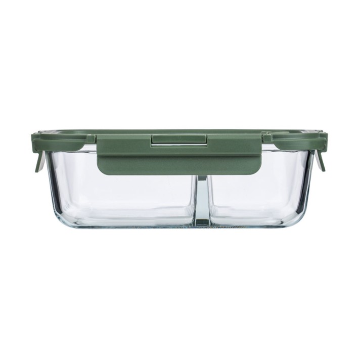 ESTIA ΦΑΓΗΤΟΔΟΧΕΙΟ CLICK&SEAL 2 ΘΕΣΕΩΝ ΜΕ ΑΕΡΑΓΩΓΟ 1460ml OLIVE