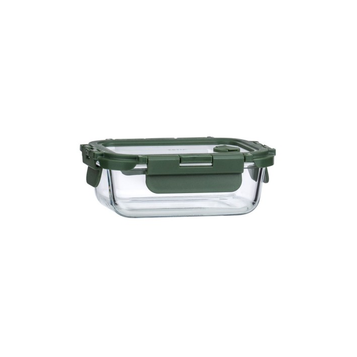 ESTIA ΦΑΓΗΤΟΔΟΧΕΙΟ CLICK&SEAL 370ml 14.5x10.5x4.7cm OLIVE