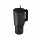 ESTIA ΘΕΡΜΟΣ STRAW TUMBLER XL SAVE THE AEGEAN 900ml CARBON FIBRE