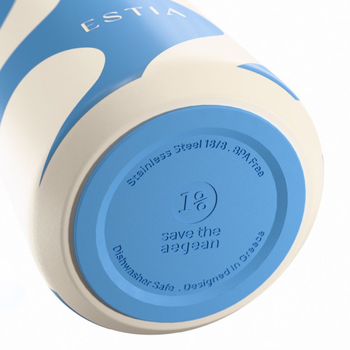 ESTIA ΘΕΡΜΟΣ FLOW  SAVE THE AEGEAN 500ml OCEAN WAVES