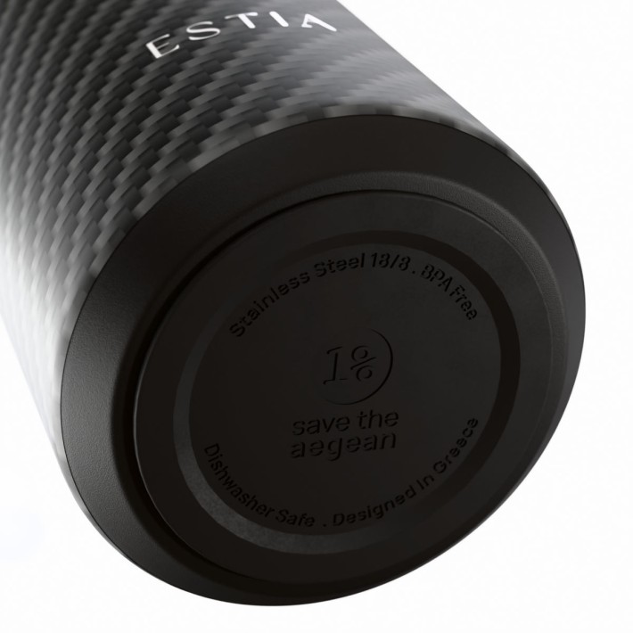 ESTIA ΘΕΡΜΟΣ FLOW  SAVE THE AEGEAN 500ml CARBON FIBRE
