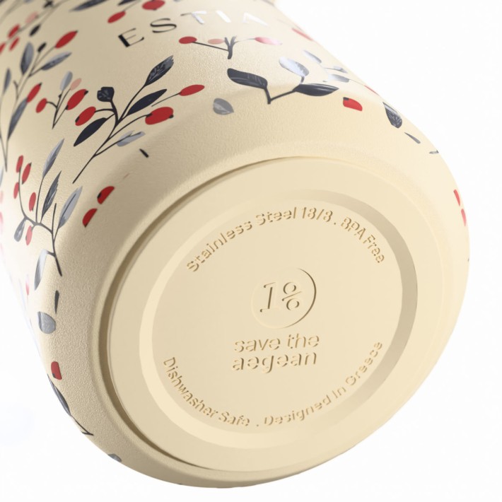 ESTIA ΘΕΡΜΟΣ PULSE  SAVE THE AEGEAN 500ml BLOOM BEIGE