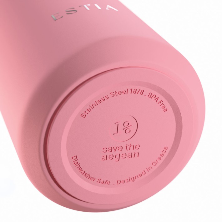 ESTIA ΘΕΡΜΟΣ FLOW  SAVE THE AEGEAN 800ml ROSE