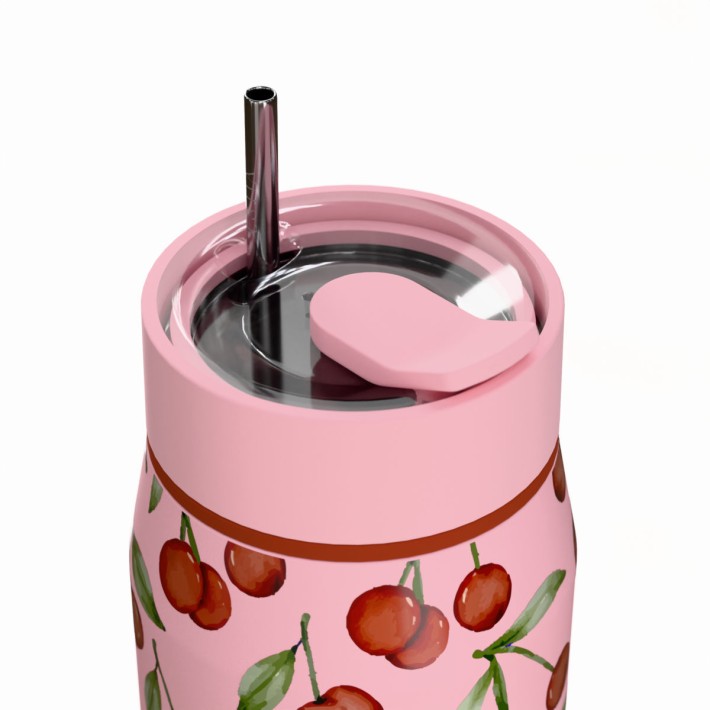 ESTIA ΘΕΡΜΟΣ LENS SAVE THE AEGEAN 360ml CHERRY ROSE