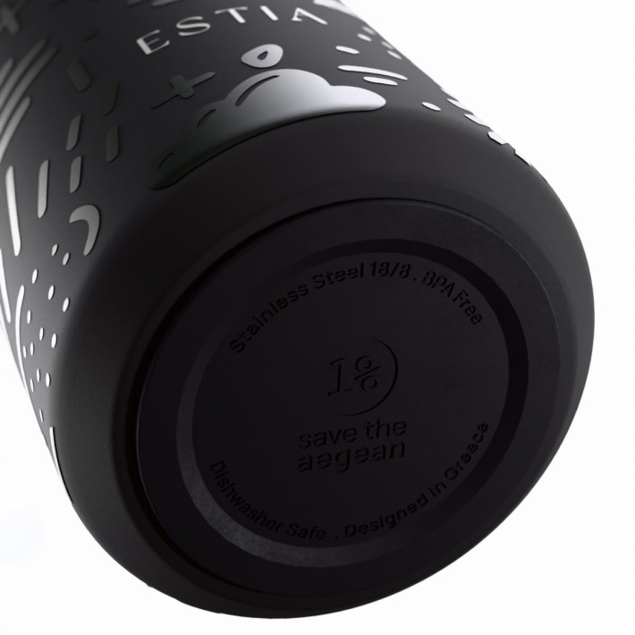ESTIA ΘΕΡΜΟΣ LENS SAVE THE AEGEAN 360ml NOIR ECHO