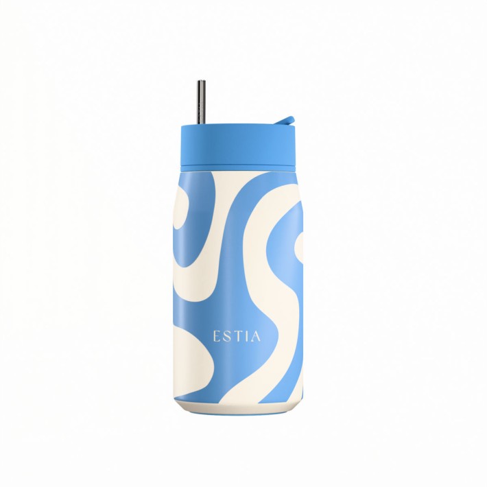 ESTIA ΘΕΡΜΟΣ LENS SAVE THE AEGEAN 360ml OCEAN WAVES