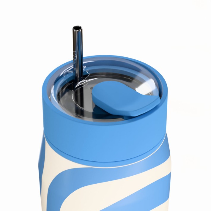 ESTIA ΘΕΡΜΟΣ LENS SAVE THE AEGEAN 360ml OCEAN WAVES