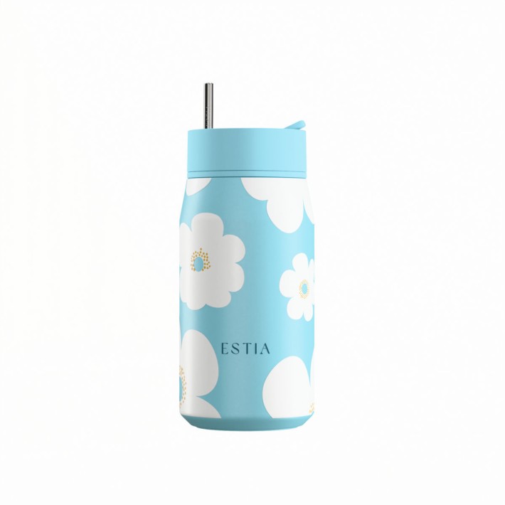 ESTIA ΘΕΡΜΟΣ LENS SAVE THE AEGEAN 360ml BLUE DAISY
