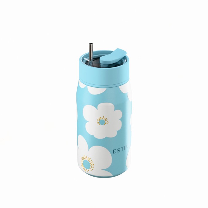 ESTIA ΘΕΡΜΟΣ LENS SAVE THE AEGEAN 360ml BLUE DAISY