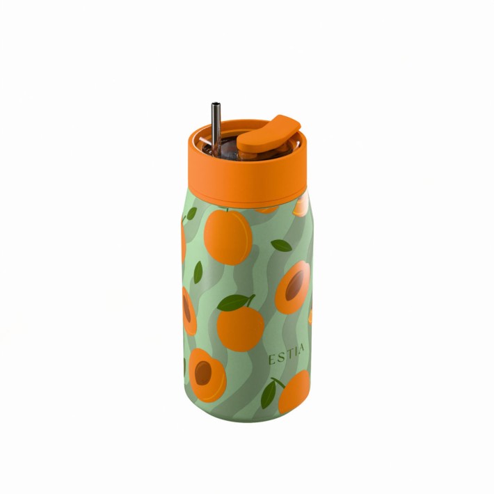 ESTIA ΘΕΡΜΟΣ LENS SAVE THE AEGEAN 360ml PEACH GARDEN