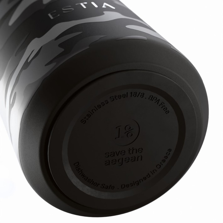 ESTIA ΘΕΡΜΟΣ LENS SAVE THE AEGEAN 360ml DARK CAMO