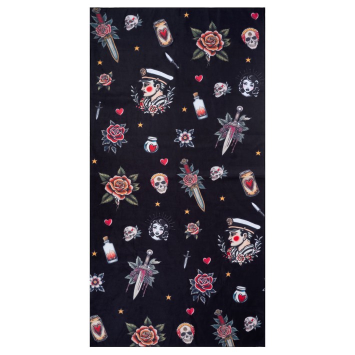 ESTIA ΠΕΤΣΕΤΑ ΘΑΛΑΣΣΗΣ MICROFIBER ΜΕ ΤΣΑΝΤΑΚΙ OLD SCHOOL