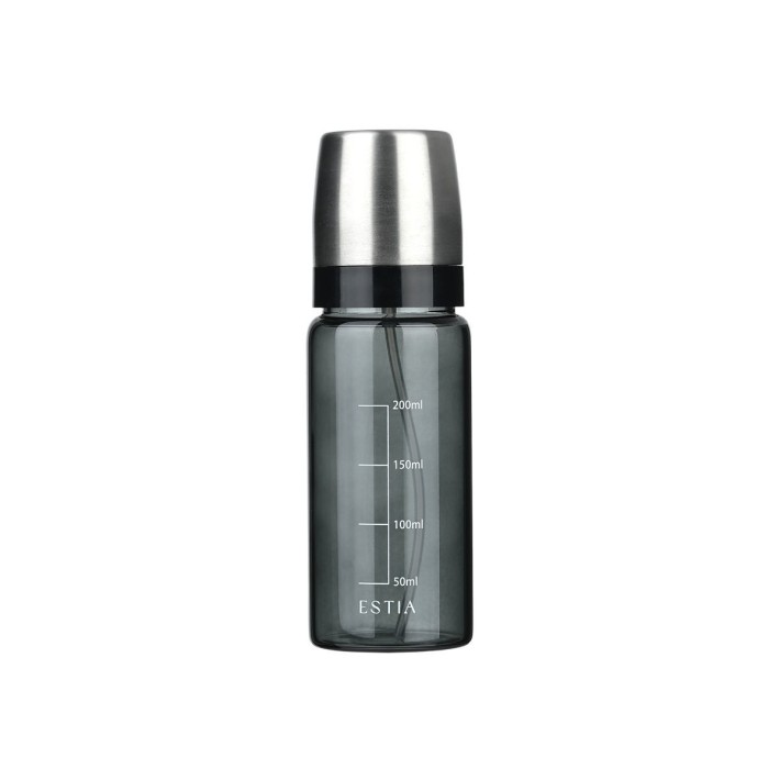 ESTIA ΓΥΑΛΙΝΟ ΔΟΧΕΙΟ ΓΙΑ ΛΑΔΙ & ΞΥΔΙ 230ml ΜΕ ΡΟΗ ΚΑΙ ΚΕΦΑΛΗ ΨΕΚΑΣΜΟΥ