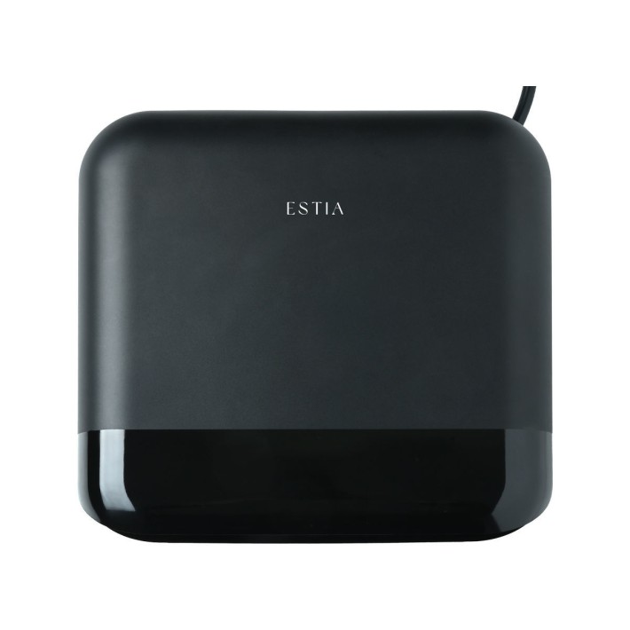 ESTIA ΤΟΣΤΙΕΡΑ BLACK & INOX 2 ΘΕΣΕΩΝ 800W ΜΕ ΑΠΟΣΠΩΜΕΝΕΣ ΑΝΤΙΚΟΛΛΗΤΙΚΕΣ ΠΛΑΚΕΣ