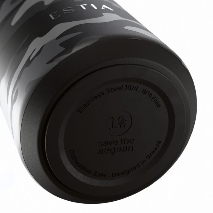 ESTIA ΘΕΡΜΟΣ FLOW  SAVE THE AEGEAN 500ml DARK CAMO