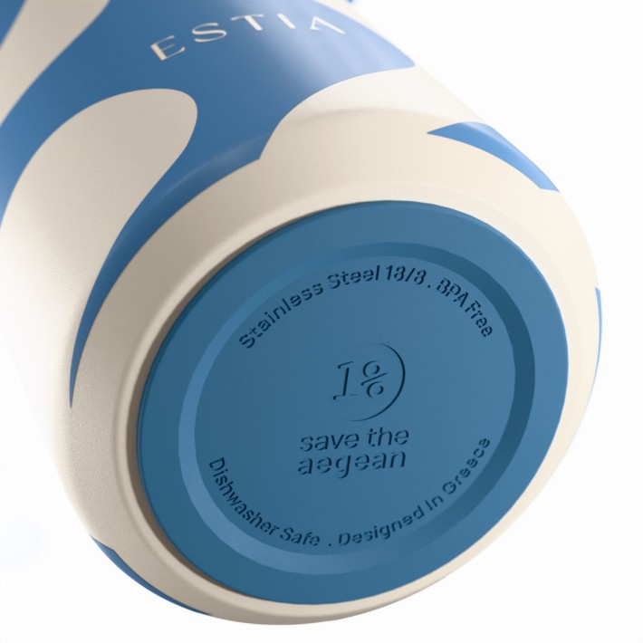 ESTIA ΘΕΡΜΟΣ PULSE  SAVE THE AEGEAN 500ml OCEAN WAVES