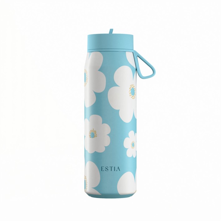 ESTIA ΘΕΡΜΟΣ PULSE  SAVE THE AEGEAN 500ml BLUE DAISY