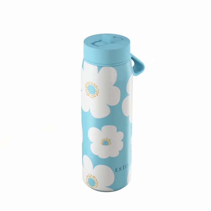 ESTIA ΘΕΡΜΟΣ PULSE  SAVE THE AEGEAN 500ml BLUE DAISY