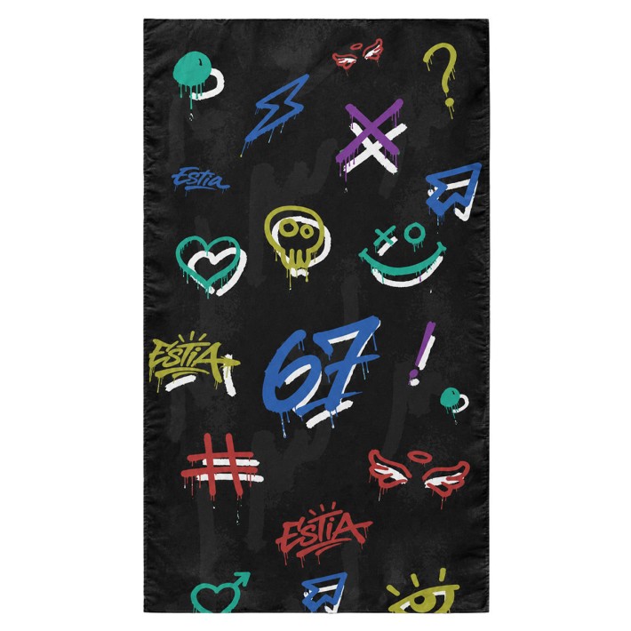 ESTIA ΠΕΤΣΕΤΑ ΘΑΛΑΣΣΗΣ MICROFIBER ΜΕ ΤΣΑΝΤΑΚΙ SIX SEVEN